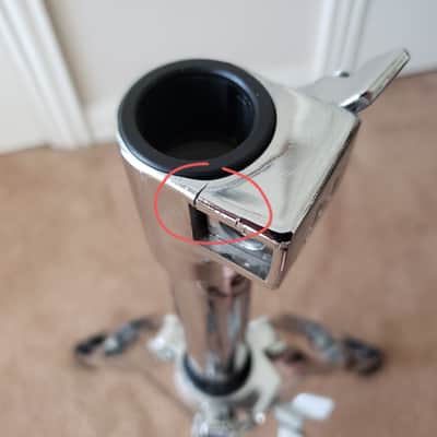 DW 9000 Series Heavy Duty Double Braced Dual Tom Stand image 3