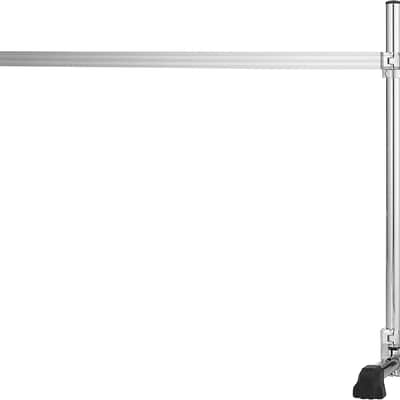 Pearl Icon Curved Rack Expansion Bar with Leg - Chrome (DR511CE) image 2