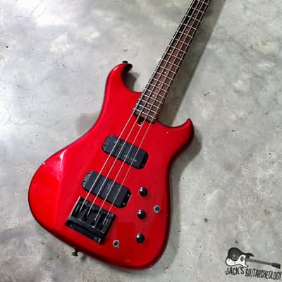 Westone Spectrum GT 4-String MIJ Electric Bass Guitar (1980s, Blood Red Metallic) image 9