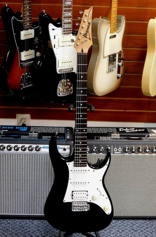 Vintage 1996 Ibanez RX40 HSS Electric Guitar! Gloss Black w/ White Pickguard! VERY NICE!!! image 1