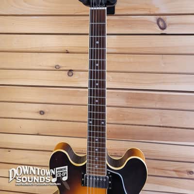Early 90s Orville By Gibson ES-335vs Semi-Hollow Electric Guitar with TKL Hard Case - Vintage Sunburst, DiMarzio PAF PUs, just under 8lbs Bild 6