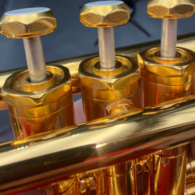 Schilke HC1 Handcraft Bb Trumpet | Anderson Double Gold Plate | Ex-Trent Austin Collection image 8