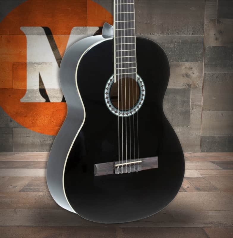 GEWA Basic Plus Classical Guitar 4/4 Black (PS510356) image 1