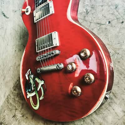 Slash Snakepit Les Paul Aged Epiphone Relic by Luthier no Gibson image 4