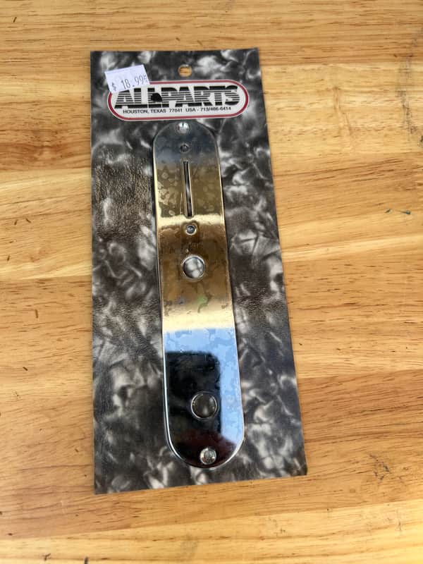 Allparts Control Plate for Fender Telecaster 2010s - Chrome image 1