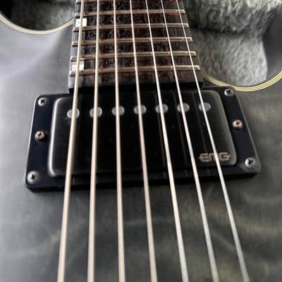 ESP LTD H7-2015 40th Anniversary 2015 - See Thru Black Satin image 3