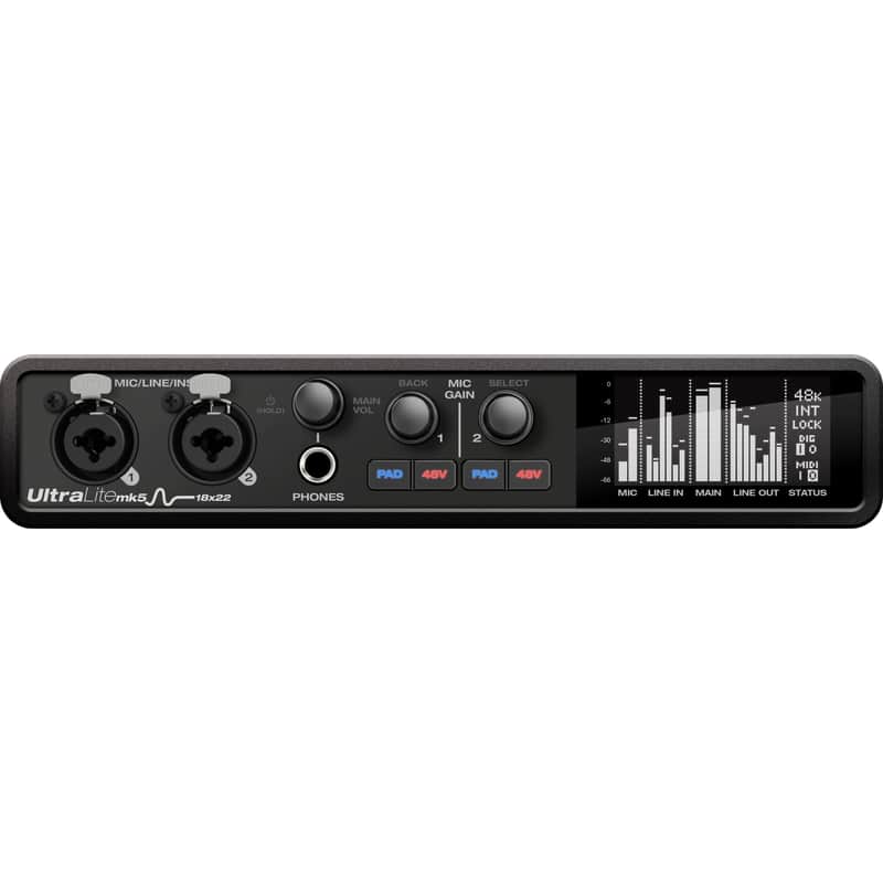 MOTU UltraLitemk5 18 x 22 USB Audio Interface image 1