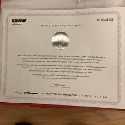 Shure Unidyne 1939-2014 5575LE 2014 image 11