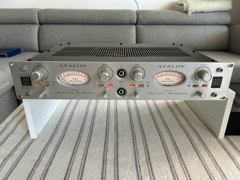 Avalon AD2022 Dual Channel Microphone Preamp 2010s - Silver image 1