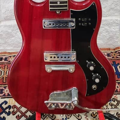 PROJECT! Kay K-2T SG Yako Build Cherry Red 1970s Taiwan image 2
