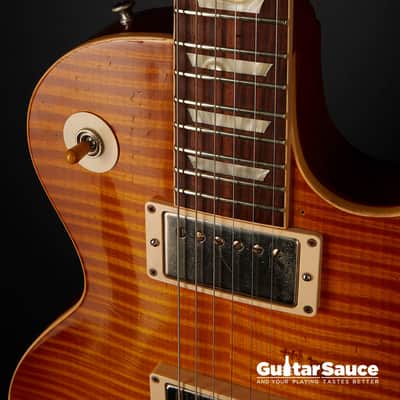 Gibson Custom Shop 1959 Les Paul Paul Kossoff Signature Lemon Burst Aged By Tom Murphy 2012 Used Super Lightweight VIDEO! (cod.1343UG) image 8