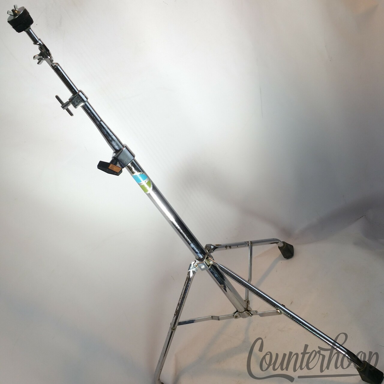 Ludwig Hercules Straight Crash/Ride Cymbal Stand Vintage 70s Tube-Leg Tripod USA — main photograph