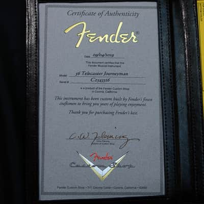 Fender CUSTOM SHOP 1956 Telecaster Journeyman 2019 - Fiesta Red image 12