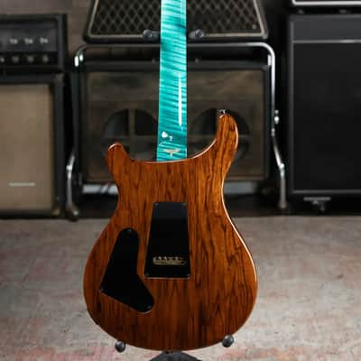 PRS Private Stock Custom 24-08 Semi-Hollow Electric Guitar - Bahamian Blue Glow with Hardshell Case image 12