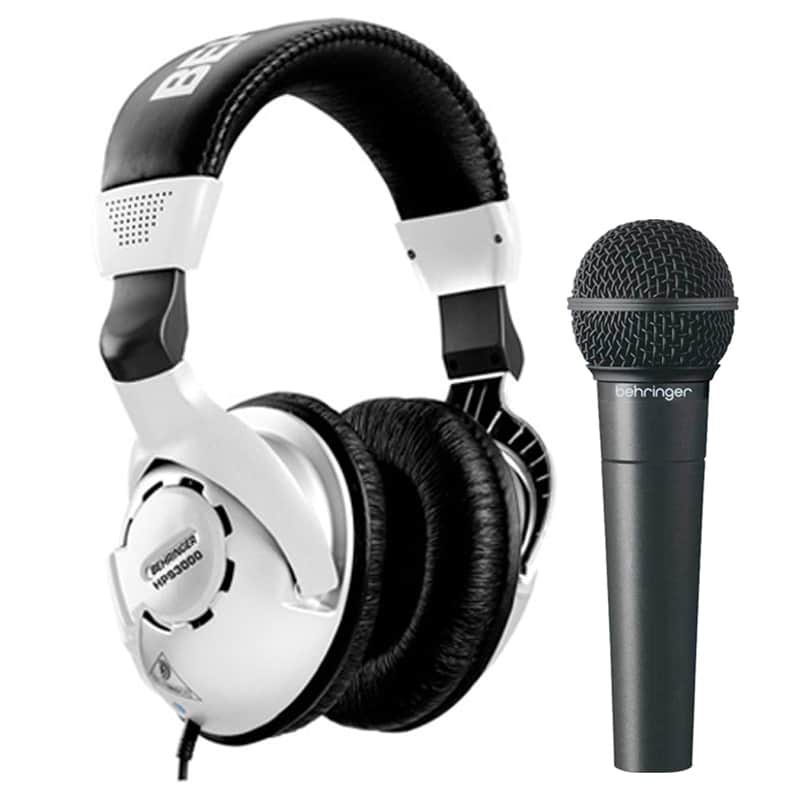 Behringer Live Sound Monitor Headphones with Dynamic Microphone Cardioid image 1