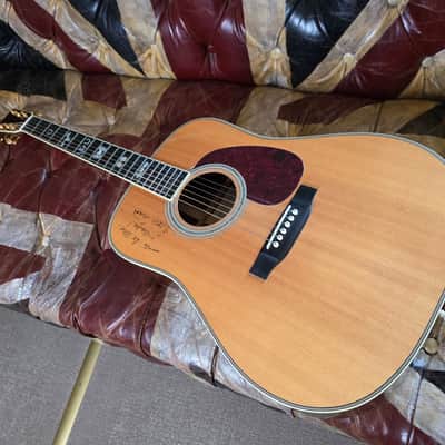 Martin HD-40MS Marty Stuart Signature Artist Owned Ex- JOHNNY CASH signed rare limited edition acoustic guitar D-45 D45 image 13