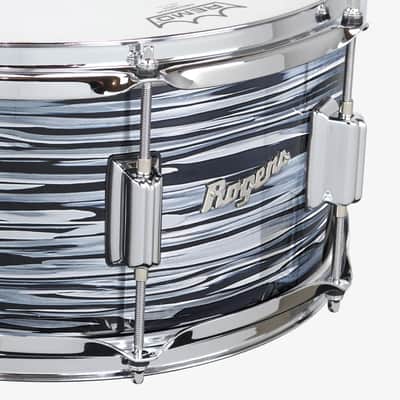 ~NEW!~ Rogers 26BKOY Powertone Series 6.5x14 Snare Drum in 70's Black Oyster image 2