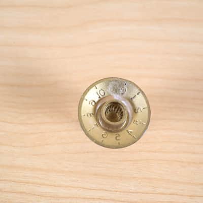 1960's Univox Teisco Guyatone Conrad - Single Gold Volume Guitar Knob image 3
