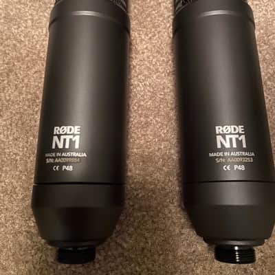 A Pair of RODE NT-1 KIT with Shockmount and Pop Filter 2010s - Black image 7