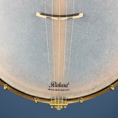 Rickard 12" Cherry Little Wonder Banjo with Antiqued Brass Hardware image 16