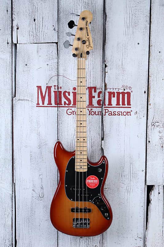 Fender Player Series Mustang PJ 4 String Electric Bass image 1