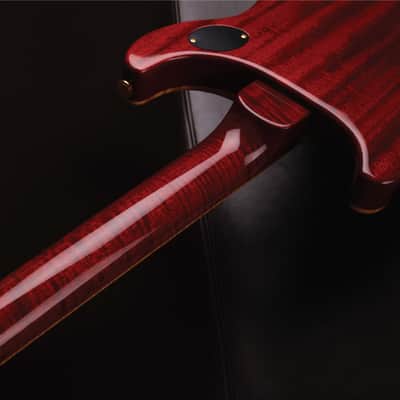 PRS RARE Private Stock [One of The Very 1st 594s | 1 of Only 26 From The First Run!] Guitar Of The Month "February" McCarty 594 in Vintage McCarty Smoked Burst w/Bronze Aluminium Two-Piece Bridge, Flame Mahogany Neck and MOP with Paua Outline Bird Inlays image 14