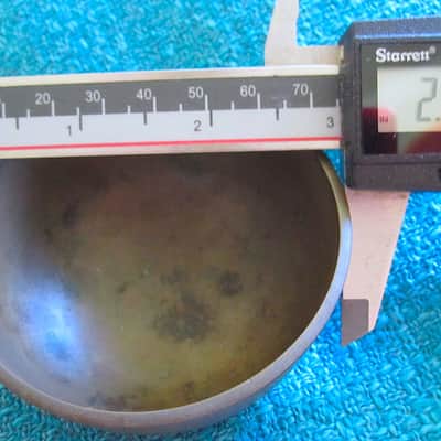 Japanese Rin Singing Bowl Cup Chime with Striker - Vintage image 3