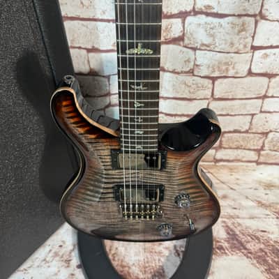 PRS WL-Modell Custom 24 Charcoal Tri-Colour Burst - 10 Top- Stained Neck- Cocobolo FB - 58/15+ TCI 2 pcs Worldwide image 6