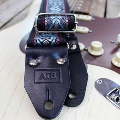 Air Guitar Straps Guitar Strap 🇬🇧 Leather - "Odin" Air Guitar Strap - Thick Leather Ends- Vintage Bild 4