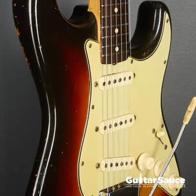 Fender Stratocaster Original Vintage Slab Board 1961 Sunburst (COD 1965VG) image 6