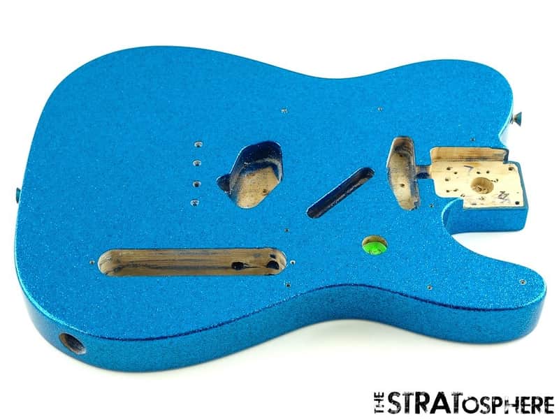 Fender J Mascis Tele BODY Telecaster Guitar, Sparkle Bottle Rocket Blue Flake image 1