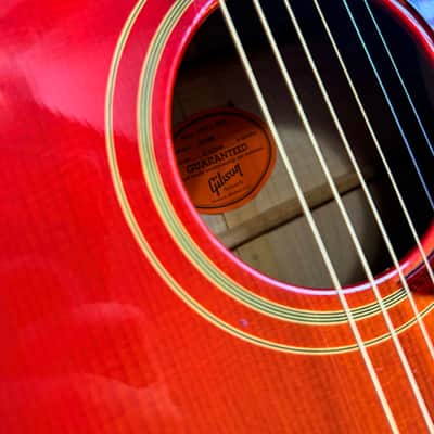Rare Gibson Custom Shop 1960’s Dove 2012 Vintage Cherry Burst Collectors Grade image 8