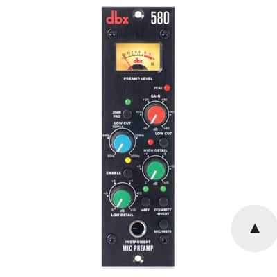 dbx 580 500 Series Mic Preamp 2010s - Black image 1