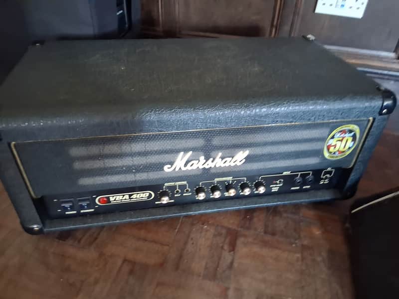 Marshall VBA VBA400 400-Watt Tube Bass Guitar Amp Head 2001 - 2013 - Black image 1