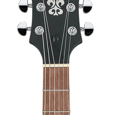 Ibanez AF55 Artcore Hollow Body Electric Guitar with Infinity R Pickups - Transparent Black Flat image 3