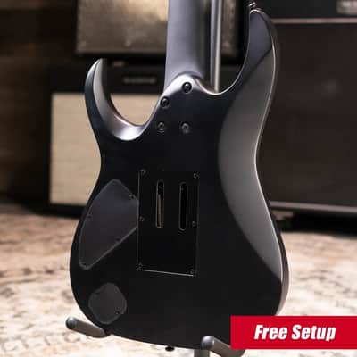 Ibanez KTYIN James "Munky" Shaffer Signature 7-String Electric Guitar - Matte Black with Gig Bag image 2