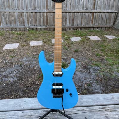 Dean MD24 Floyd Roasted Maple 2021 - Vintage Blue image 6