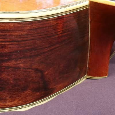 1974 Yairi YW-600 Dreadnought Guitar New Jacaranda Natural+vintage Hard Case image 13