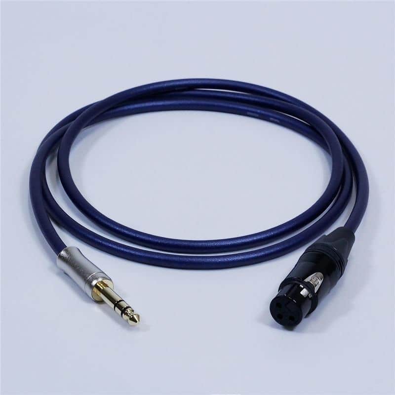 Noah'sark PASSGO BLUE XFT Cable (5.0m) (Passgo Blue) (Line Cable) (XLR Female - TRS) (XLR(F)-6.3 (3-pole)) (Made in Japan) image 1