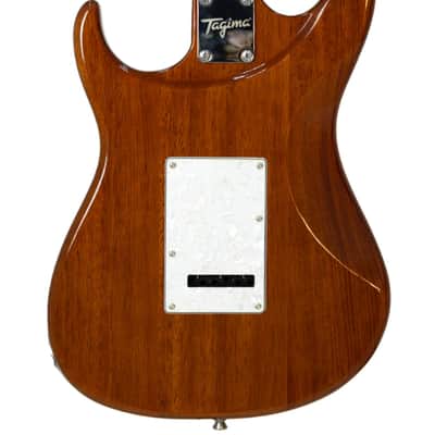 Tagima Stella DW-TAMB Electric Guitar - Transparent Amber image 4