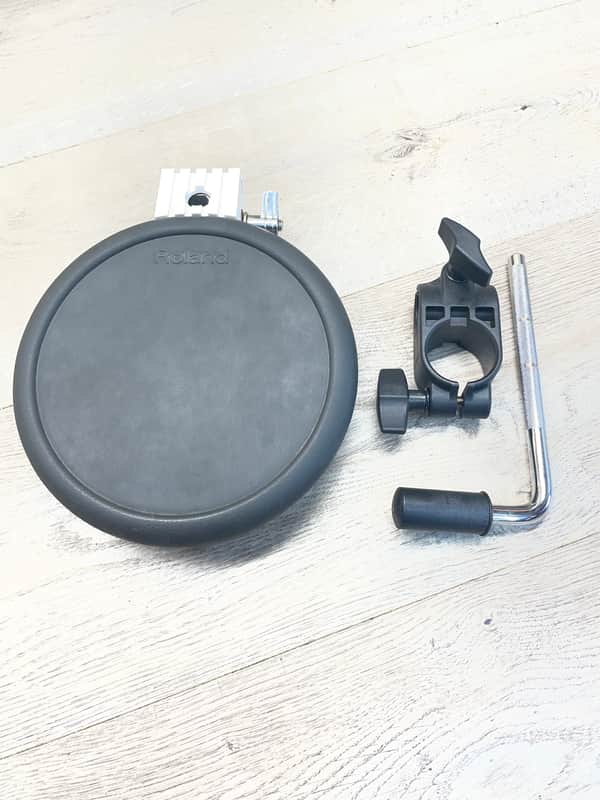 Roland PD-7 V-Pad 7" Dual Trigger Drum Pad w/ Roland MDH-6U Rack Mount & L Bar image 1