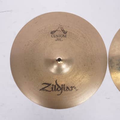 ZILDJIAN | A CUSTOM | 14" HIHAT-14" image 2