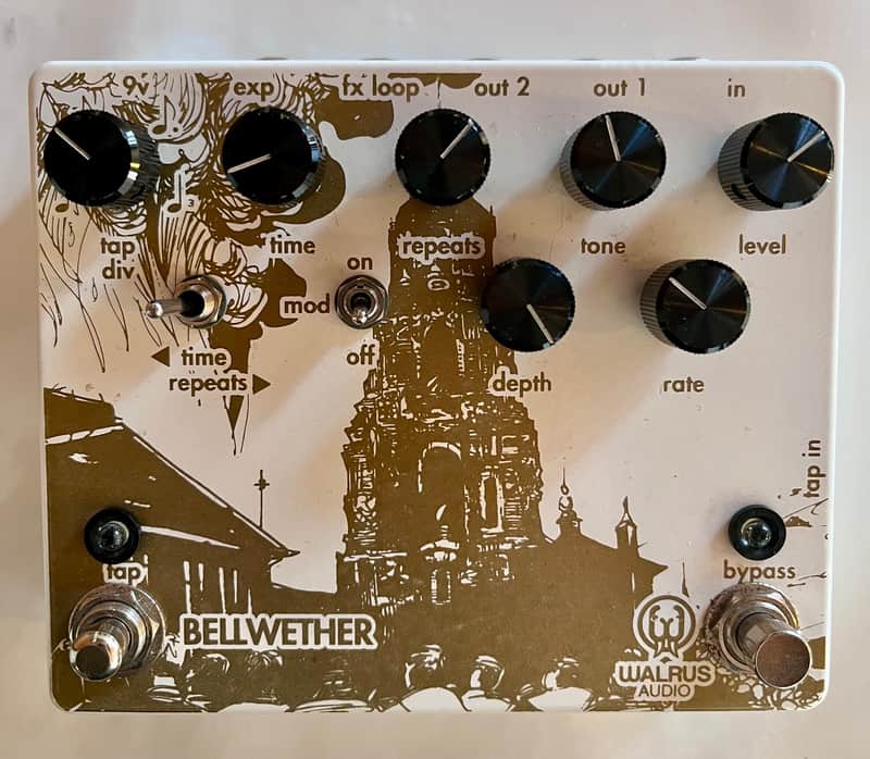 Walrus Audio Bellwether Analog Delay V1 Limited Edition - Rogue 2015 - Pearl / Gold image 1