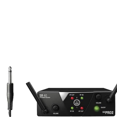 AKG Pro Audio, 2 Wireless Microphones and Transmitters, Black (3352X00050) image 1