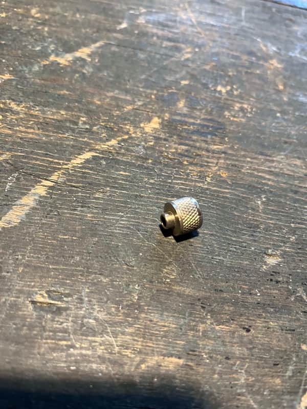 Gretsch strap button - blk image 1