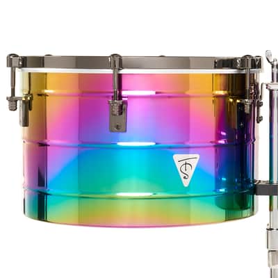 Latin Percussion Tony Succar 15-16 Thunder Timbale Rainbow Black Nickel image 4