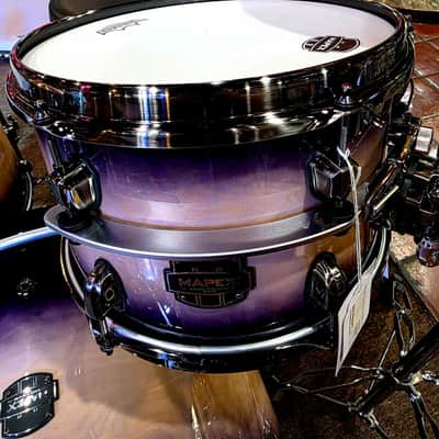 Mapex Saturn Evolution Hybrid Organic Rock 3PC Shell Pack - Exotic Violet Burst Lacquer image 12