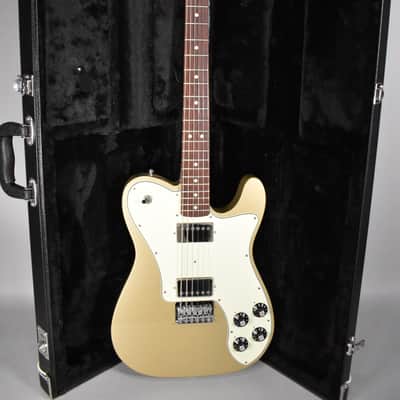 2017 Fender Chris Shiflett Telecaster Deluxe | Shoreline Gold Finish W/OHSC image 1