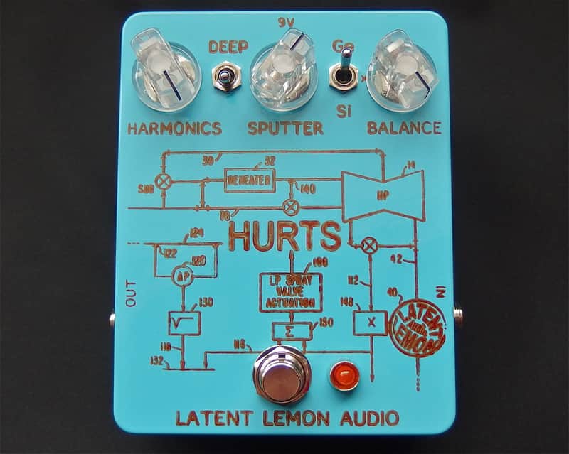 Latent Lemon Audio Hurts - Harmonic fuzz / distortion / overdrive / Percolation device image 1