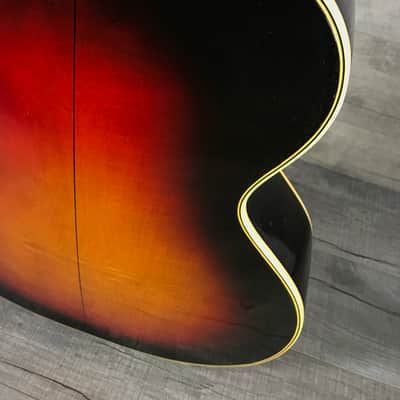 Harmony Marwin Jewel Archtop 1940's Sunburst image 13